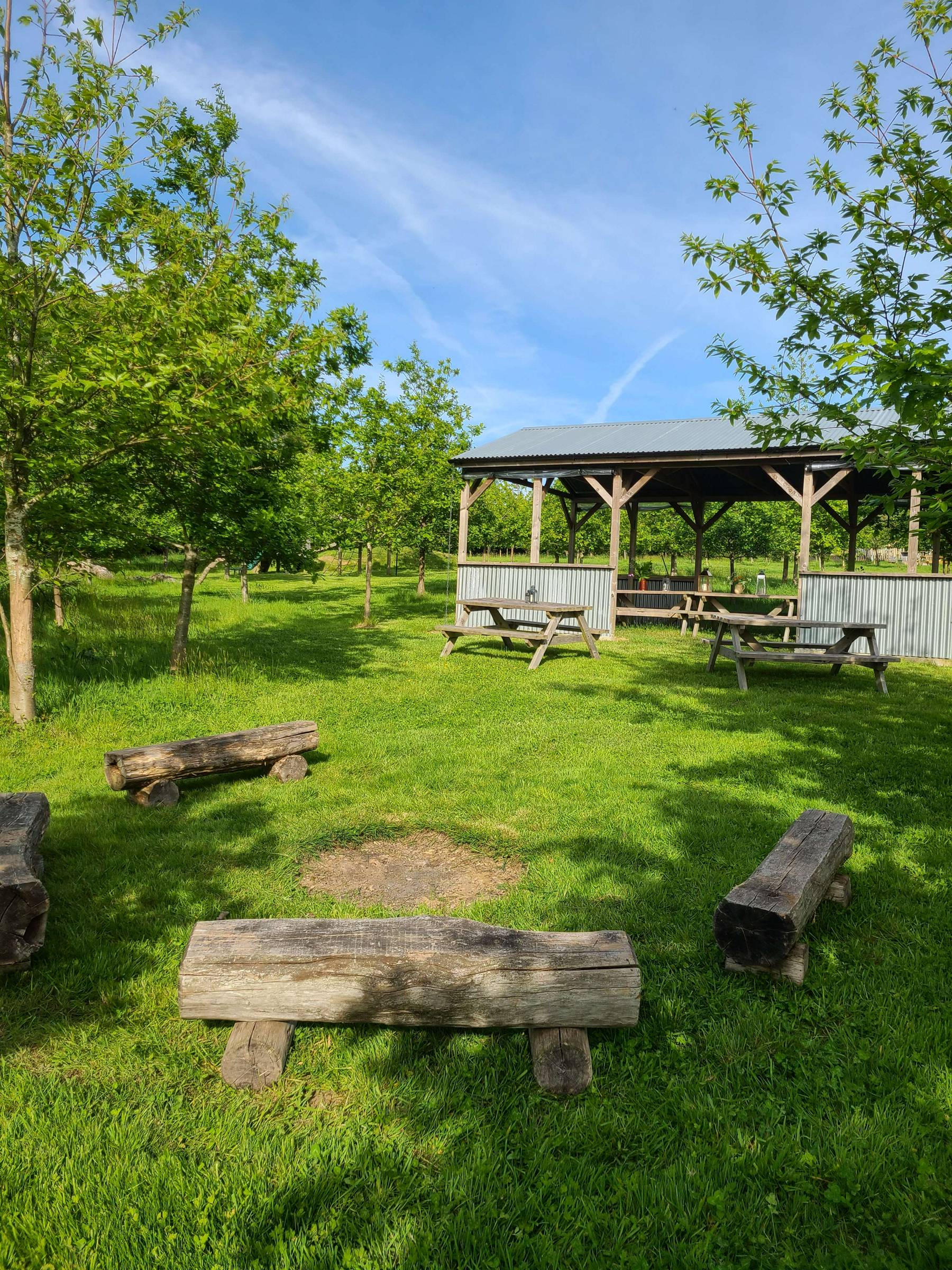 The back of the group area