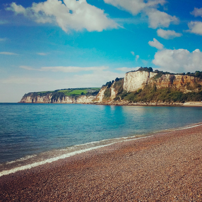 The beautiful Jurassic Coast coastline