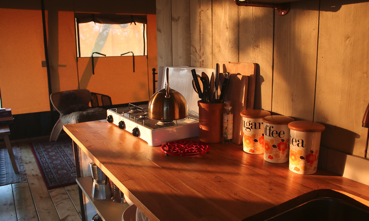 Rowan's well equipped kitchen