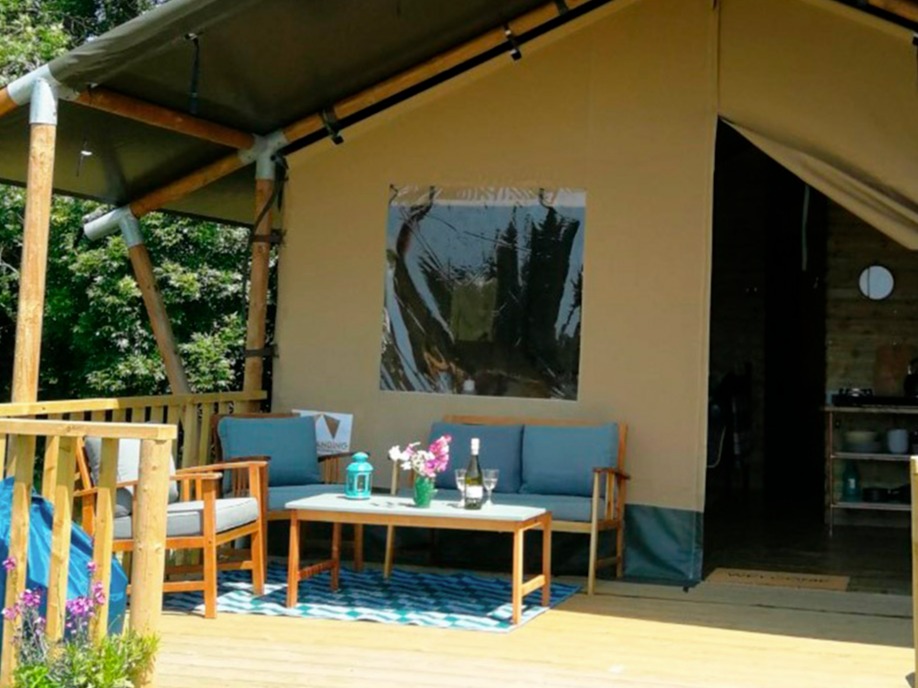 The well equipped kitchen of Ash safari tent